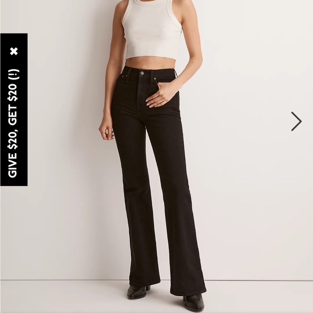 Perfect Vintage Flare Jean in Sherborn Wash